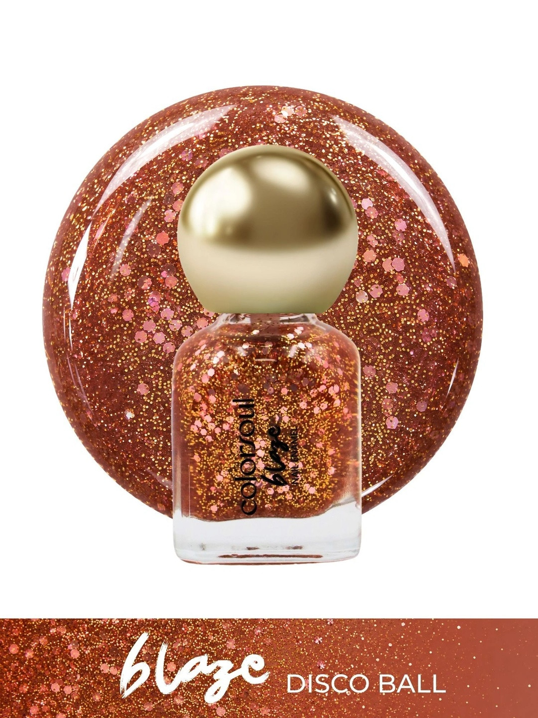 Colorsoul Blaze Light Reflective Nail Enamel - 12 ml - Disco Ball