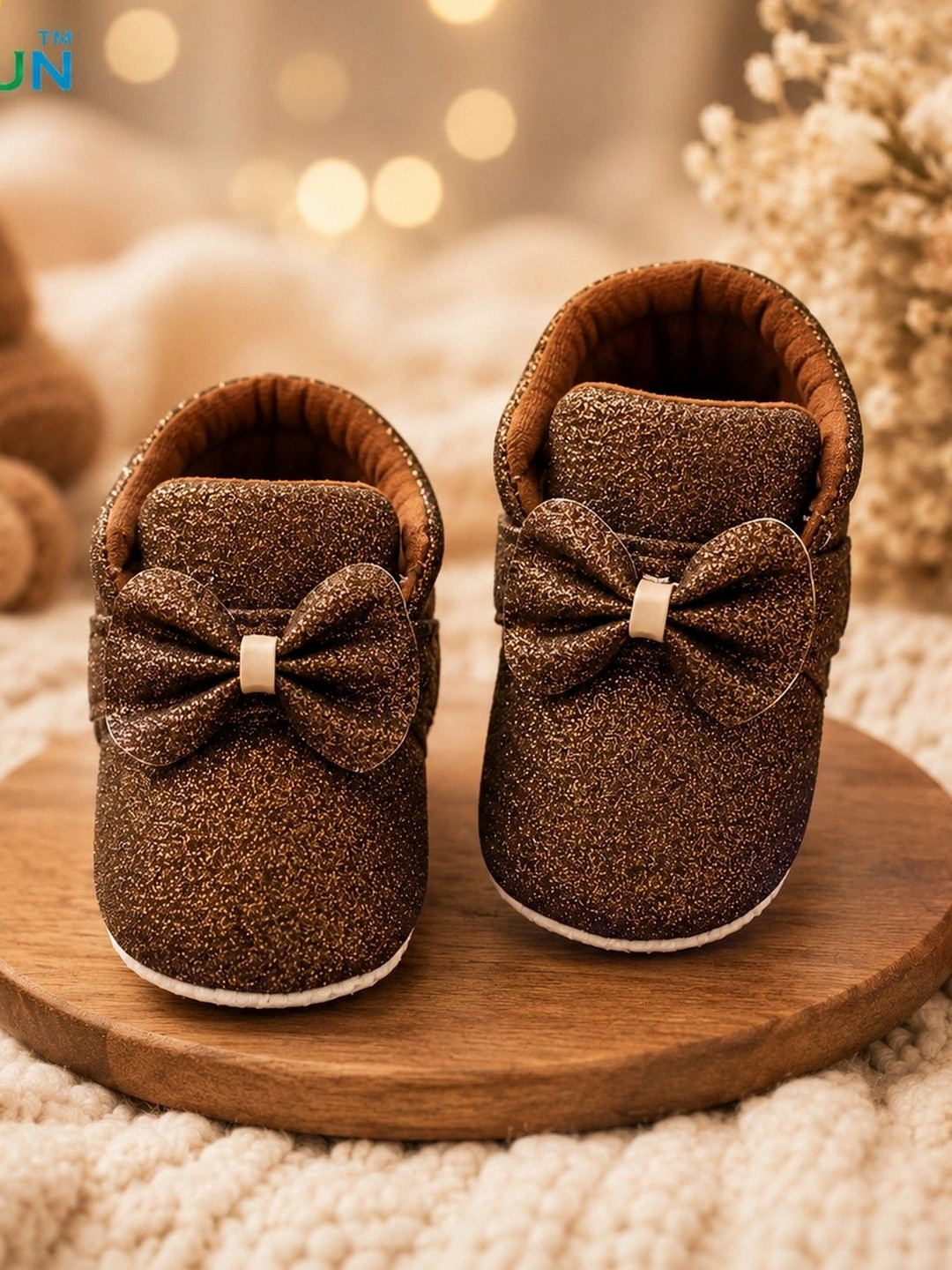 KIDSUN Unisex Infant Kids Casual Cotton Booties - Soft & Cozy Winter Shoes