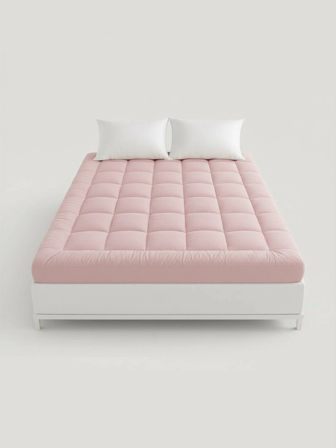 Myntra Elegant Homes White Polycotton Breathable Mattress Protector