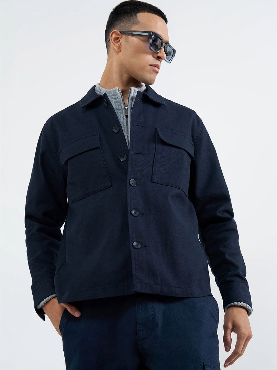 Peregrine by Pantaloons Men Woven Jacket - Image 1