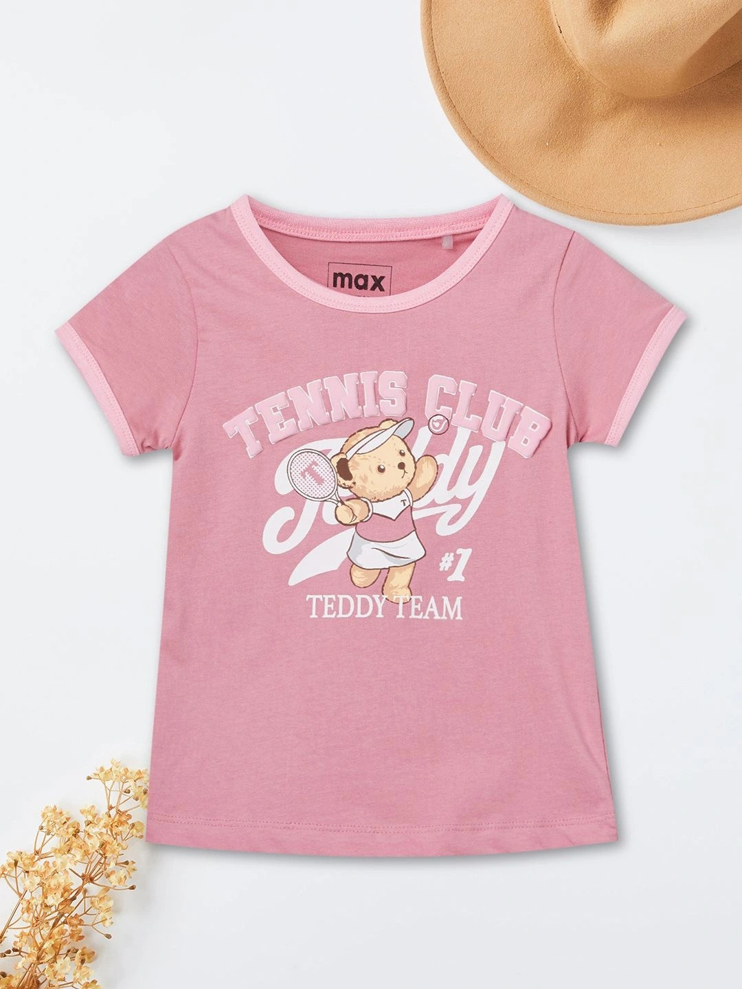 max Girls Printed T-shirt