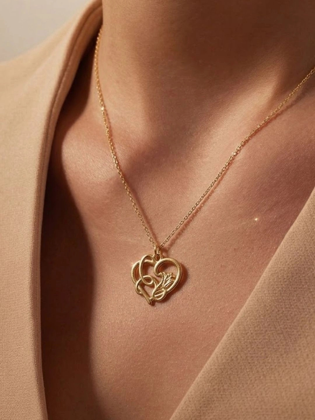 DressBerry Brass Gold-Plated Necklace