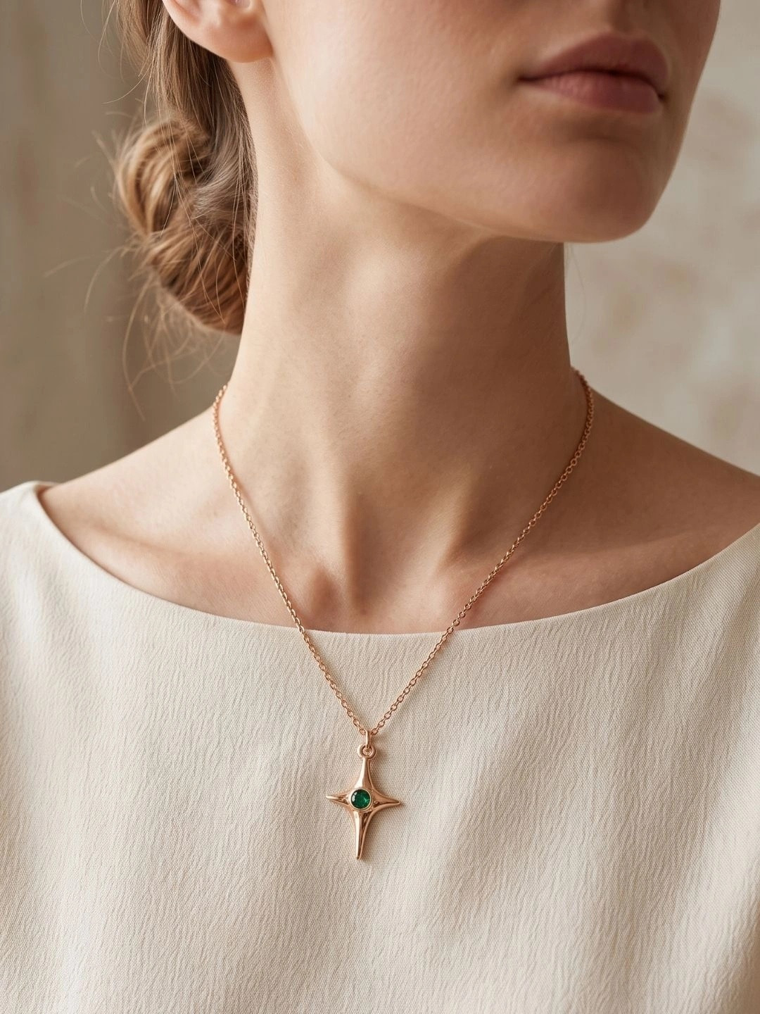 DressBerry Brass Gold-Plated Necklace