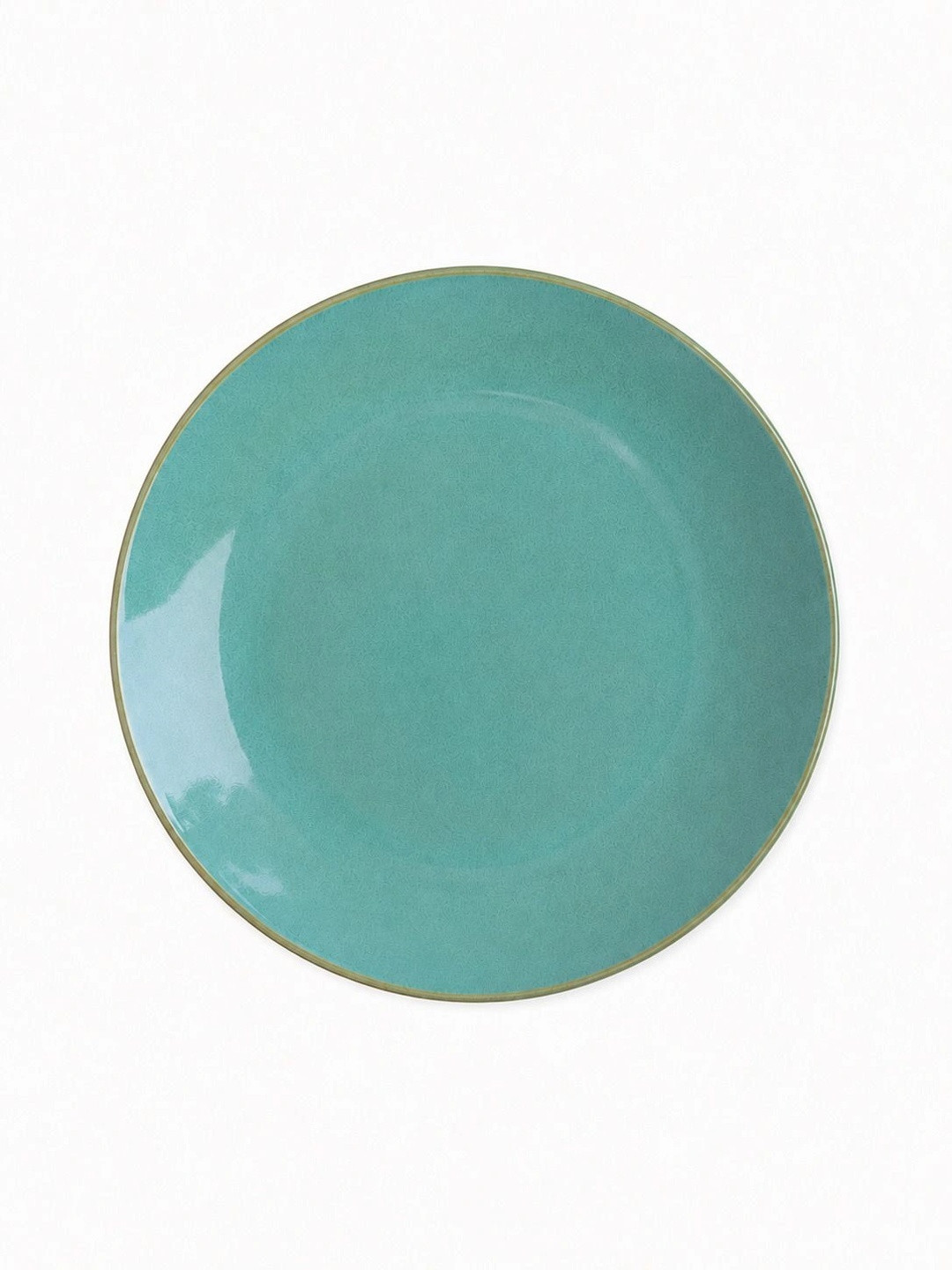 Claymistry Emerald Oasis Sea Green Ceramic Quarter Plate