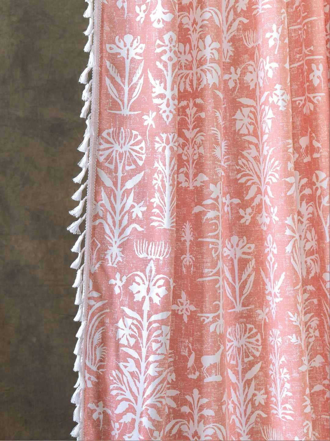 Tranquebar Home Single Panel- Cairo Cotton Window Curtain - 5 Feet