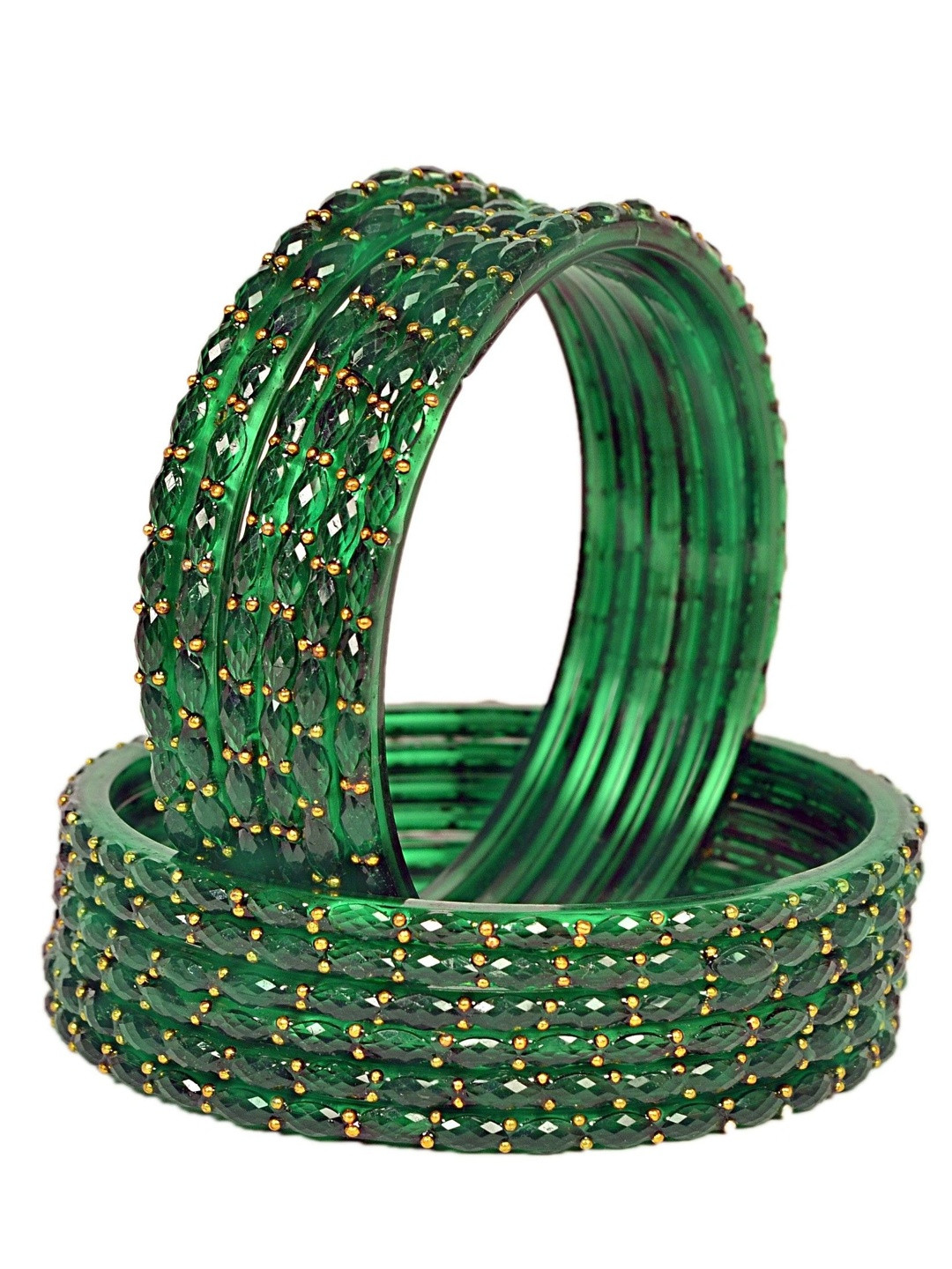 Swara Creations Stone Studded & Beaded Bangle