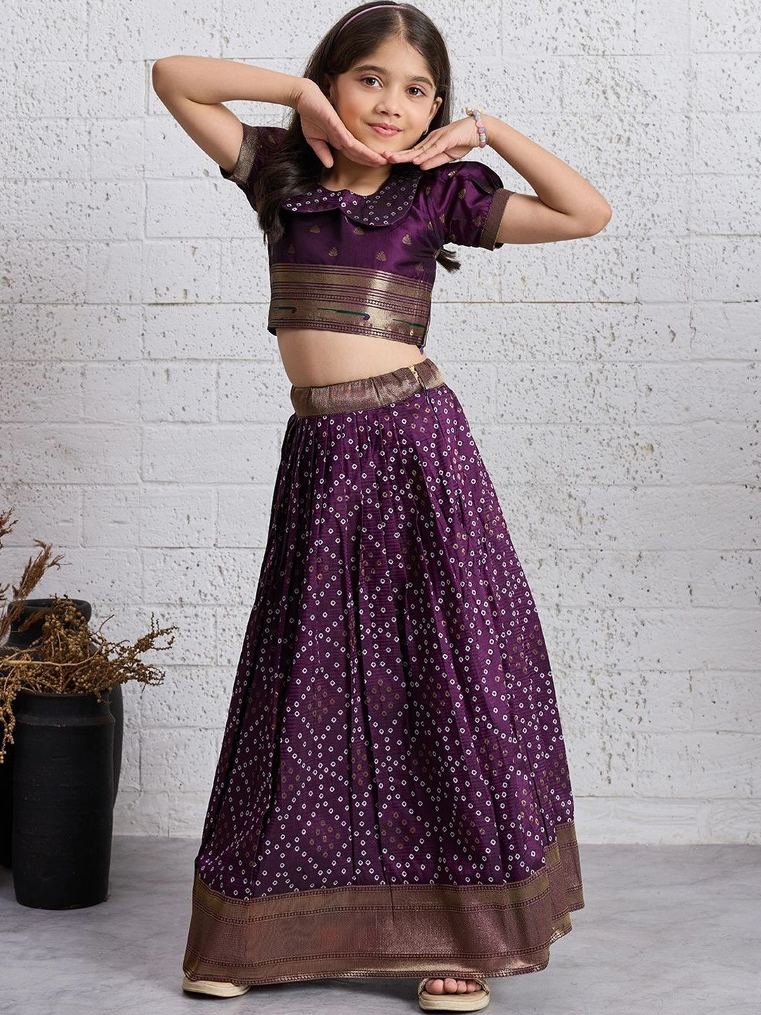 Sangria Girls Ready to Wear Lehenga &