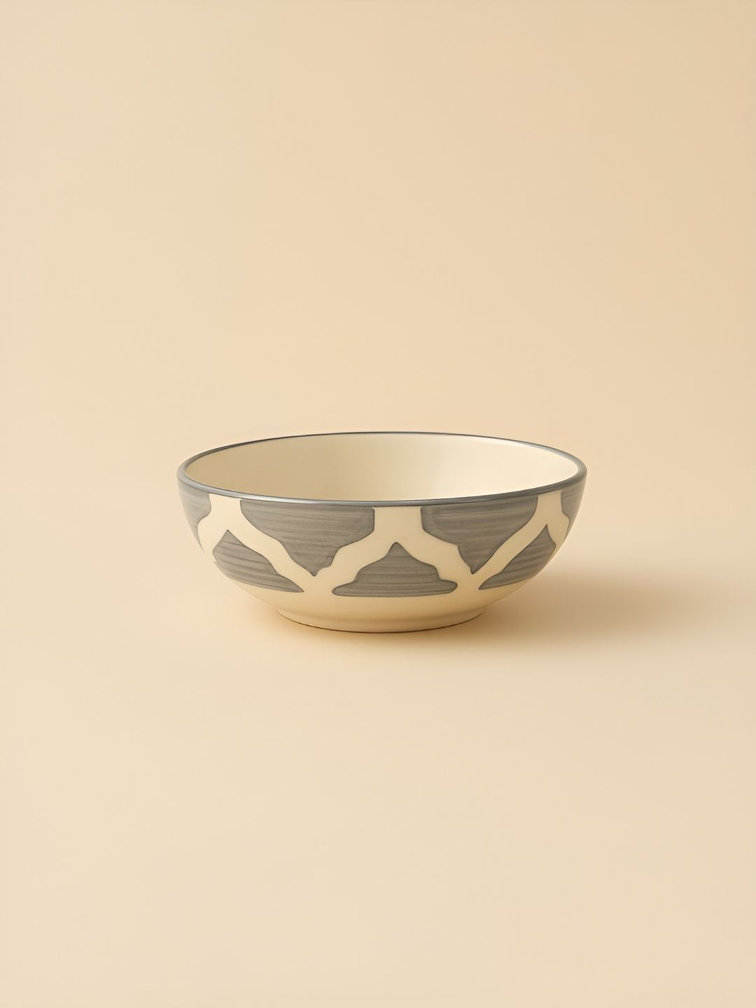 Myntra Elegant Homes Grey Melange 2025 1 Pieces Ceramic Dishwasher and Microwave Safe Serving Bowl