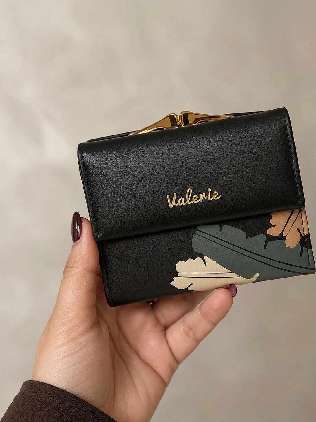 VALERIE Women Floral Print Three Fold Wallet