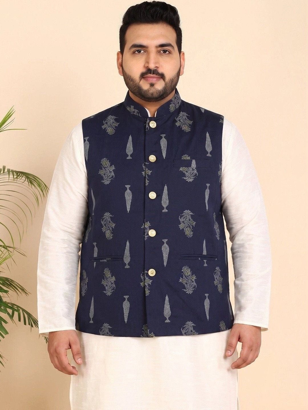 Sztori Embroidered Brocade Nehru Jackets
