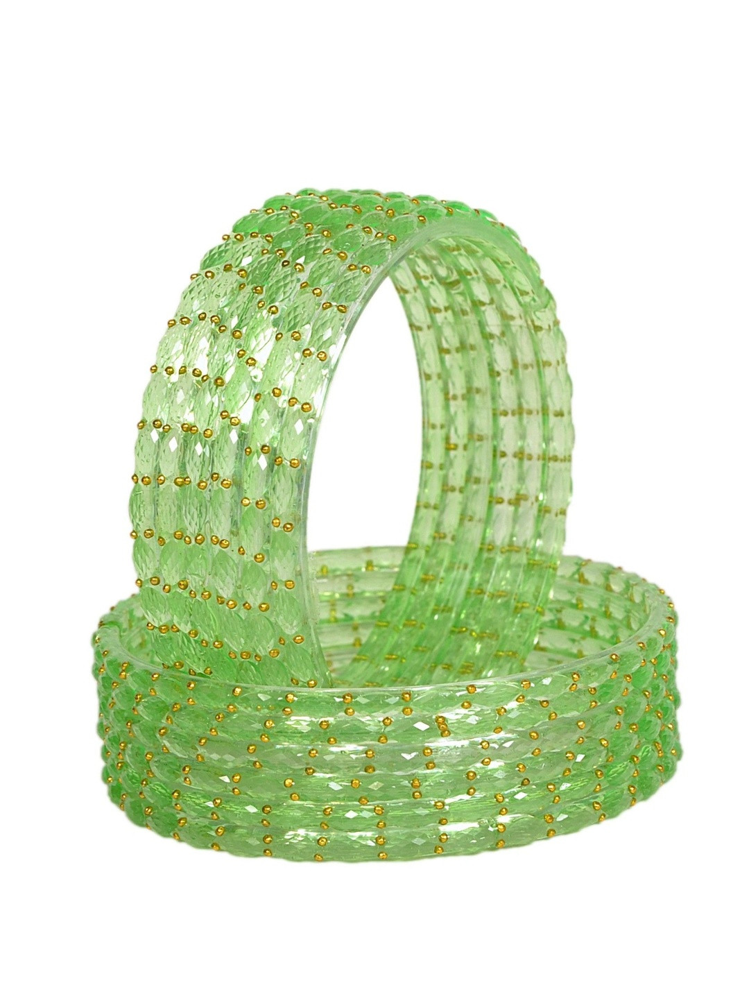 Swara Creations Stone Studded & Beaded Bangle