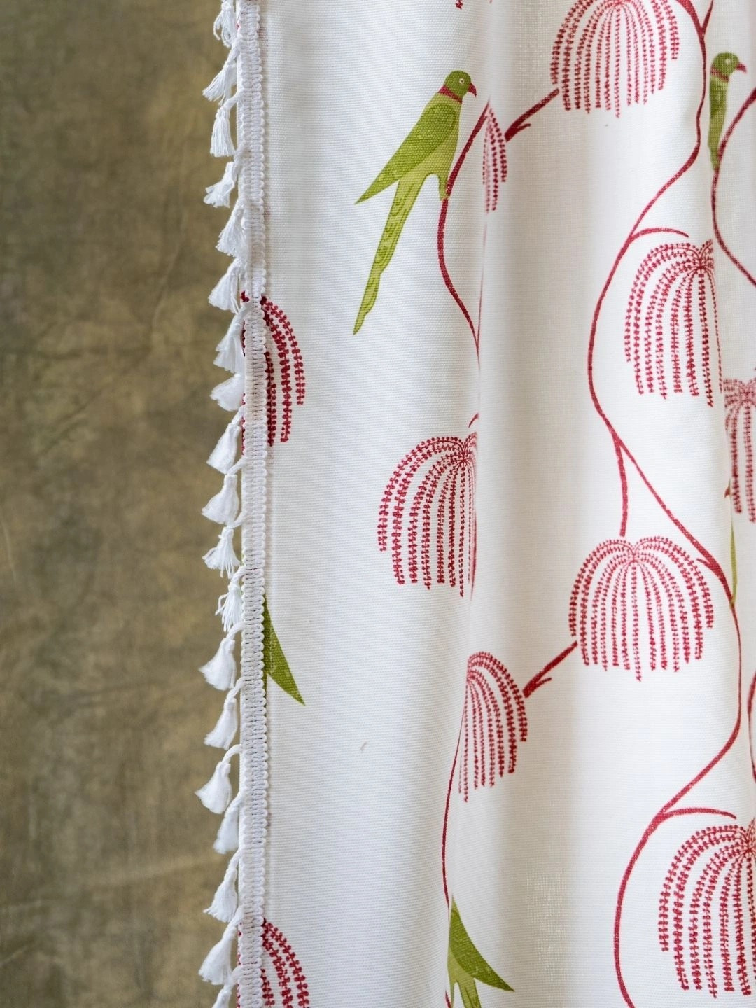 Tranquebar Home Single Panel- Mithu Cotton Window Curtain - 6 Feet