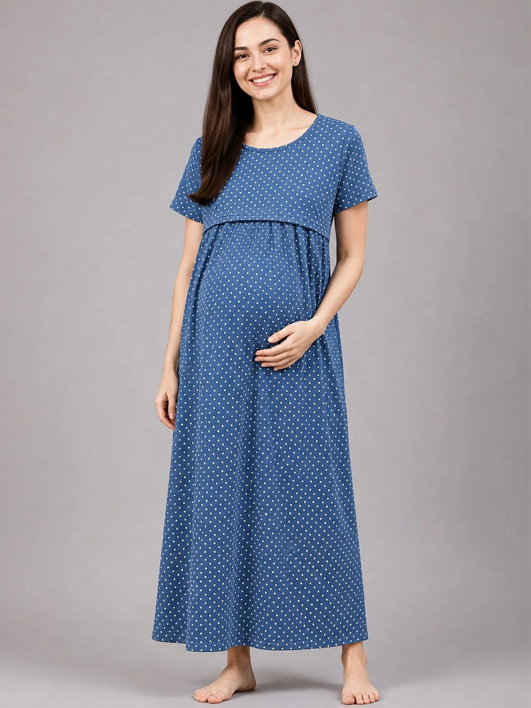 Kryptic Printed Maxi Nightdress