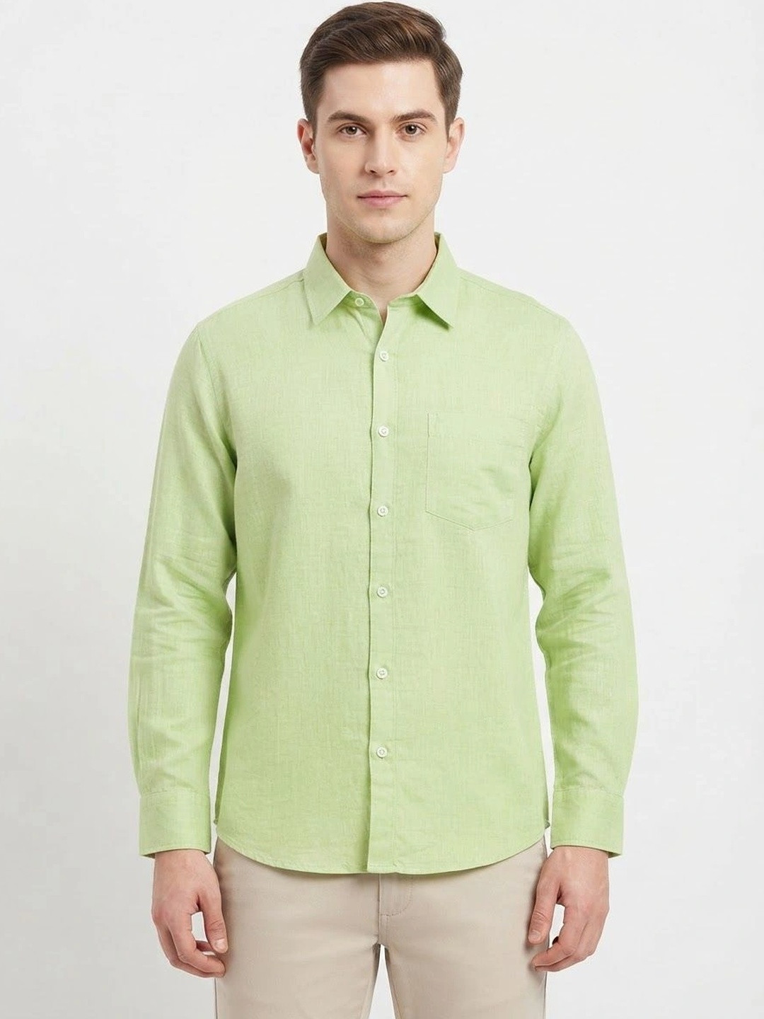 LUKAS VICTORY Men Classic Casual Shirt