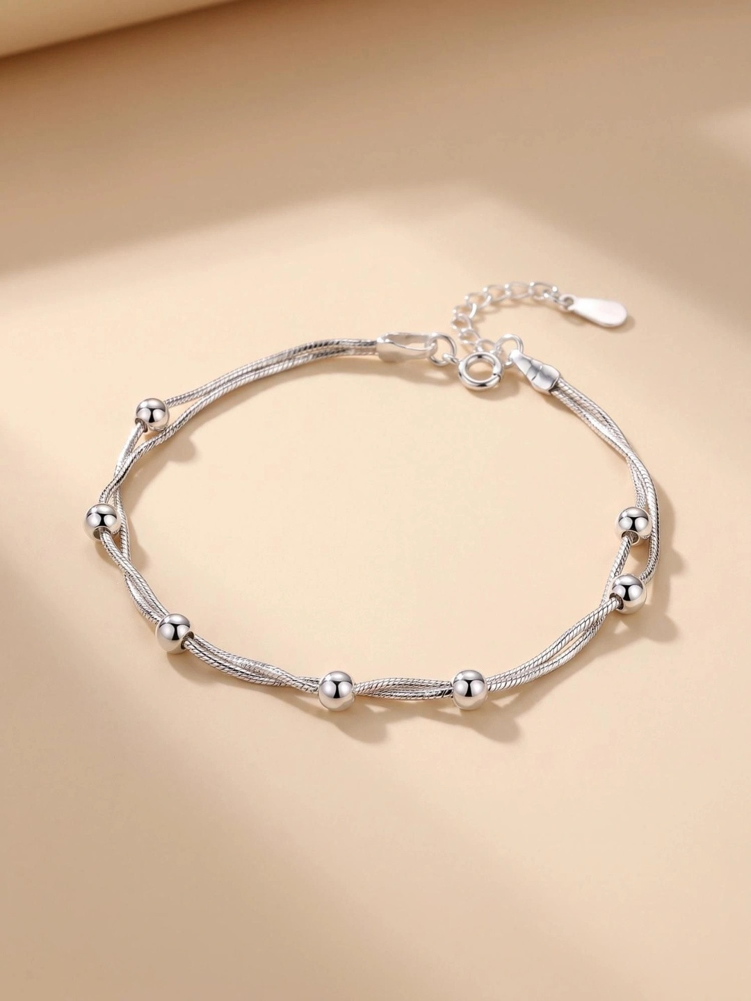 MYKI Silver-Plated Charm Bracelet