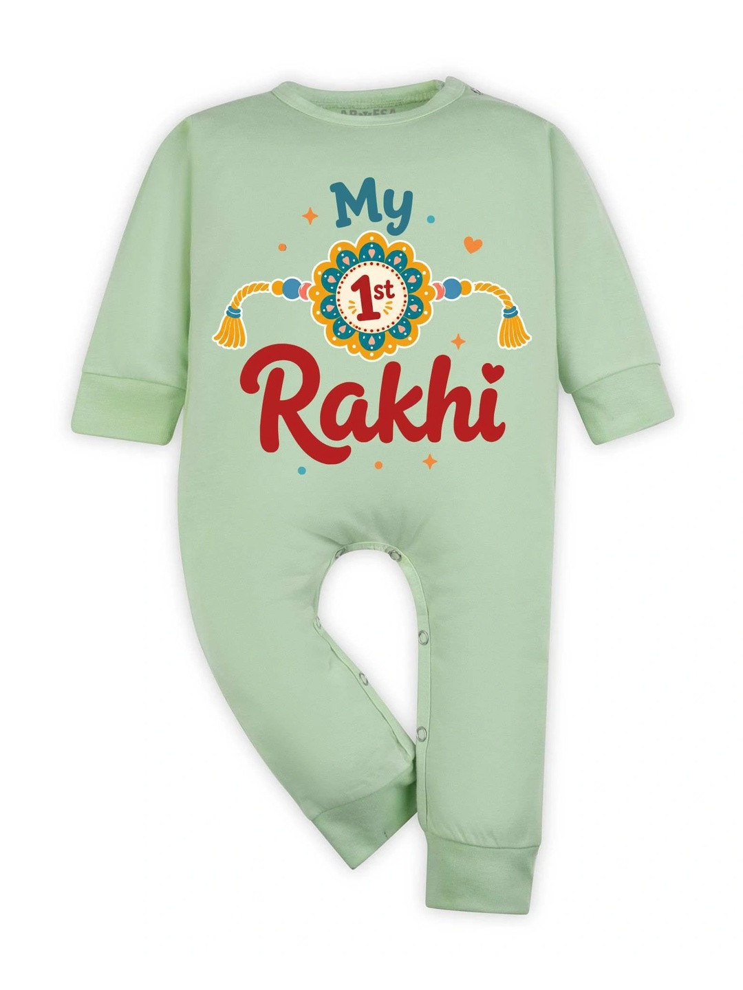 Arvesa Infants Printed Round-Neck Rompers