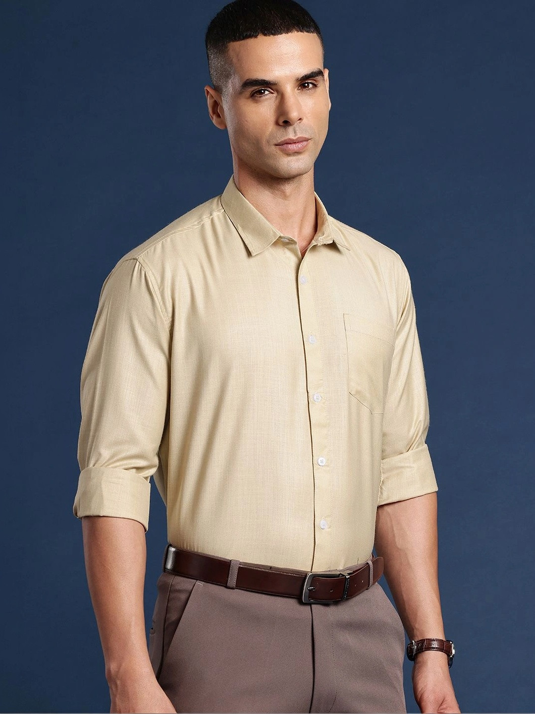 Mast & Harbour Men Slim Fit Casual Shirt