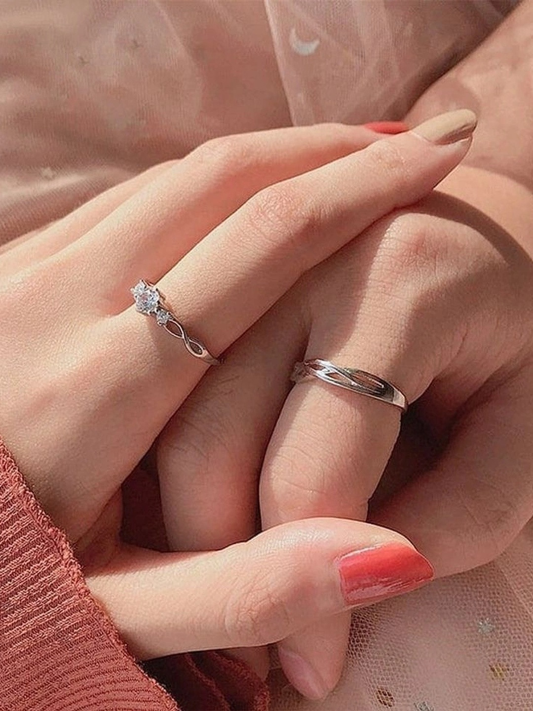 kazare Unisex Set of 2 Finger Ring