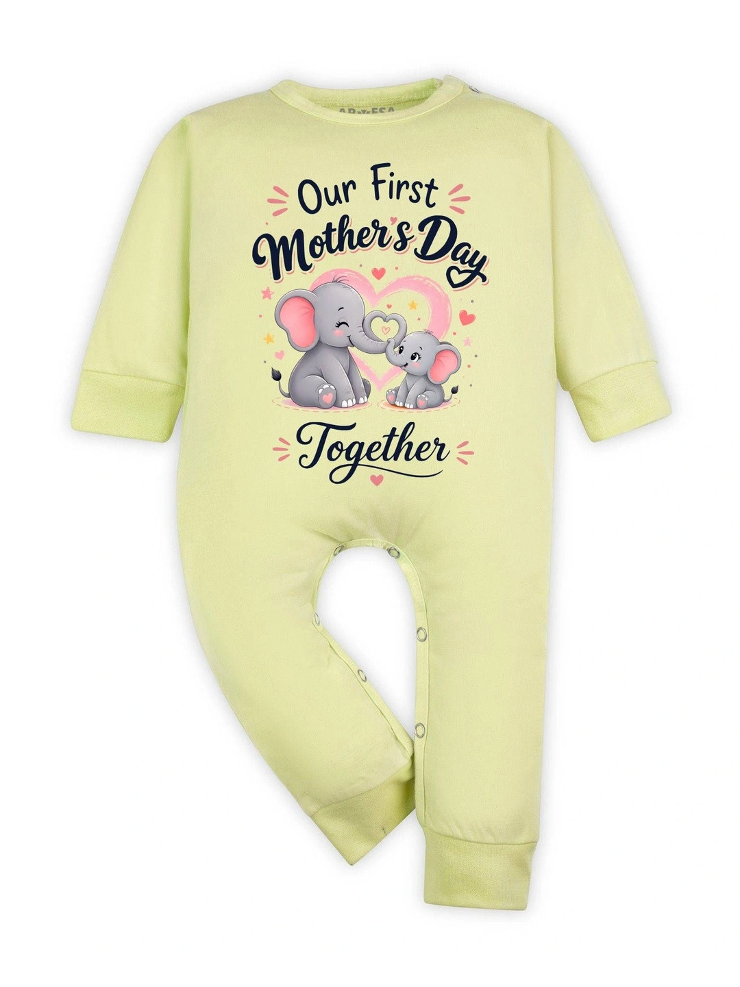 Arvesa Infants Printed Round-Neck Rompers