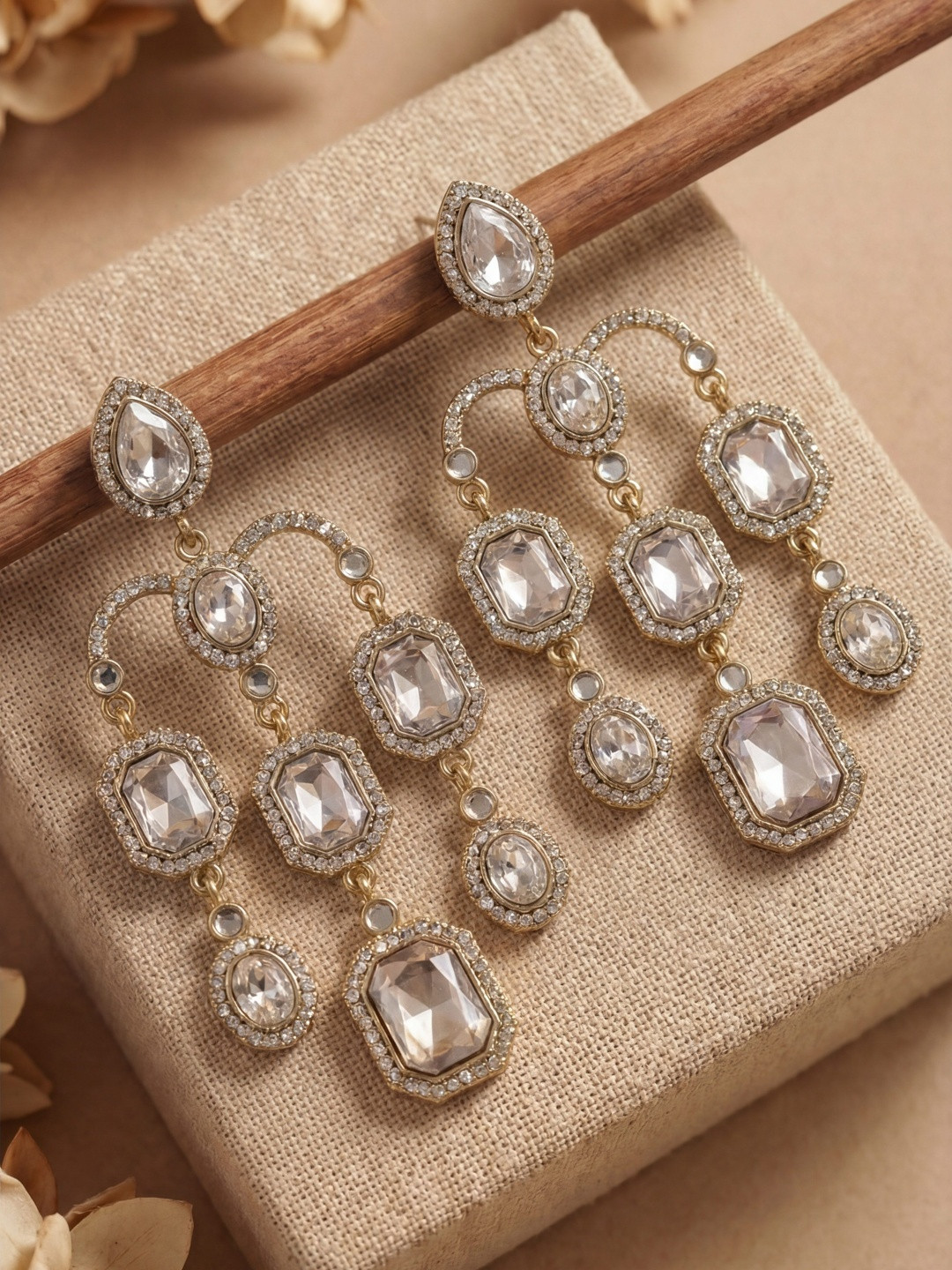 OutRoyal Geometric Drop Earrings