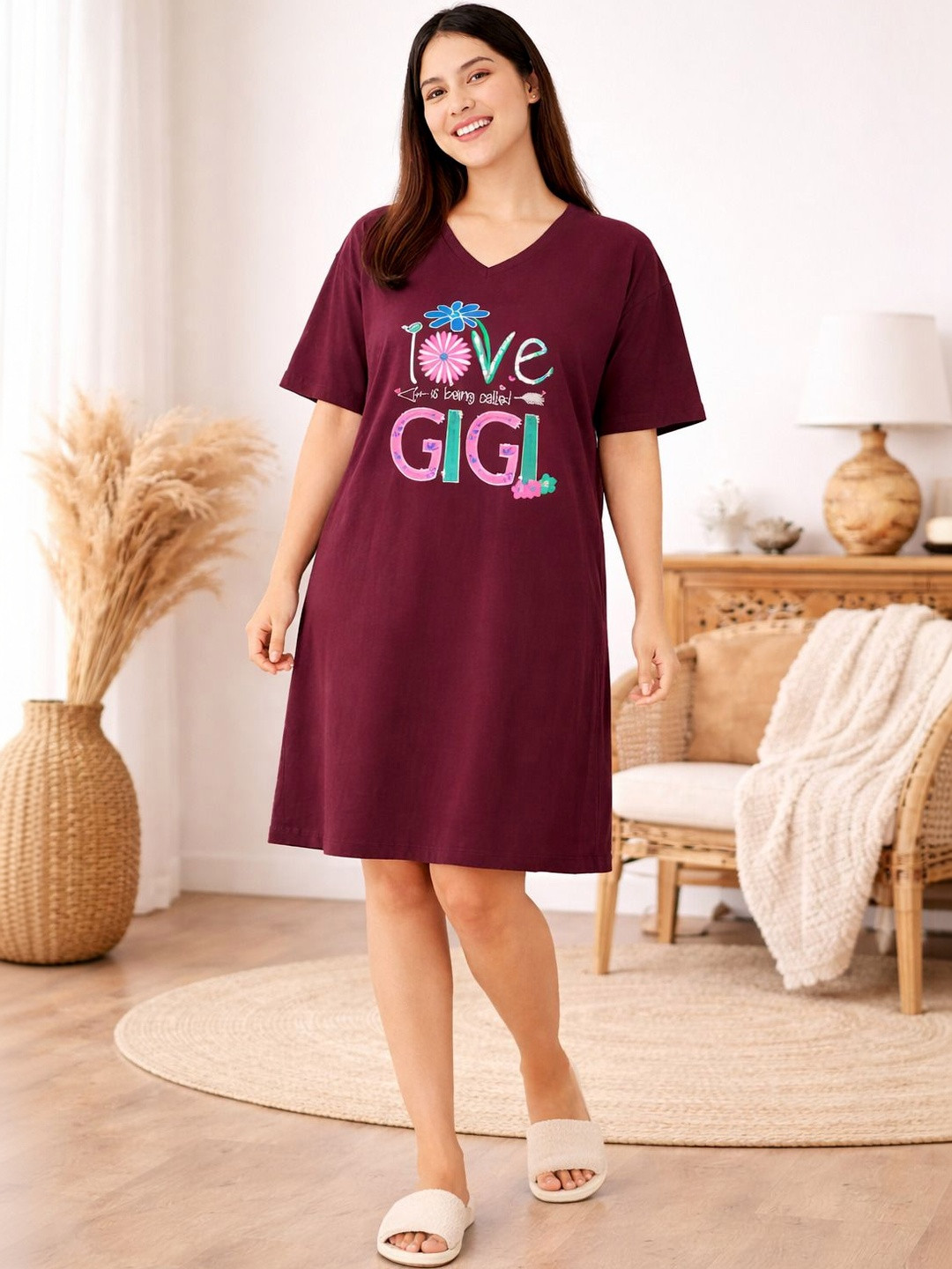 ETC Printed Nightdress