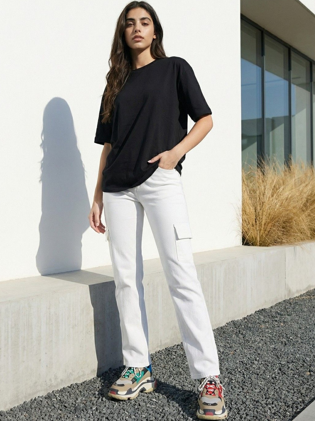 Encrypt Women Classic Straight Fit Mid-Rise Stretchable Jeans