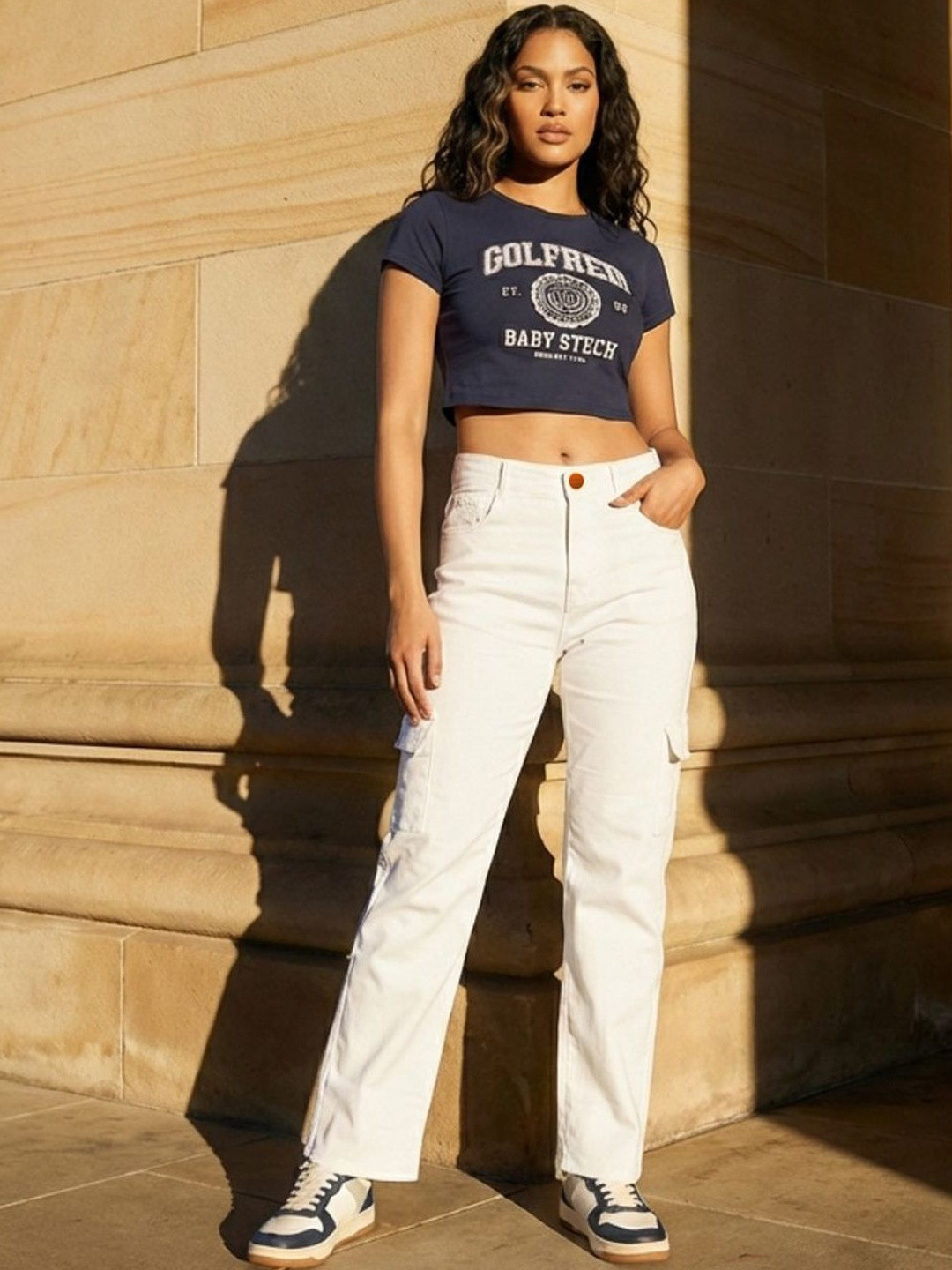 Encrypt Women Classic Mid-Rise Stretchable Jeans