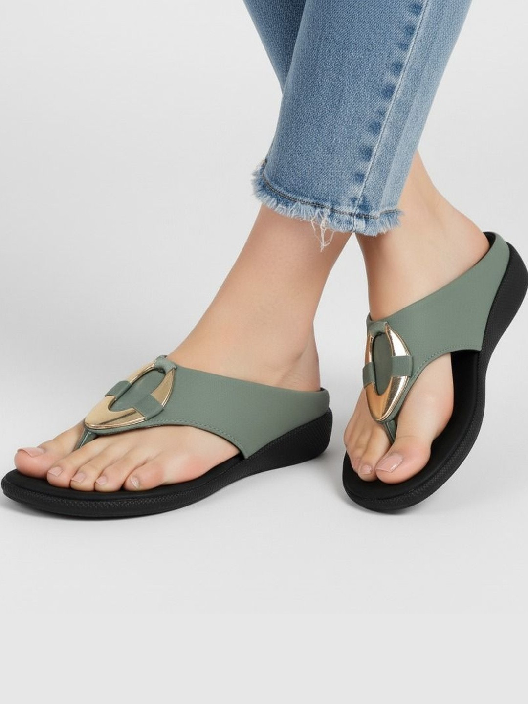 JANTA FOOTWEAR AND FASHION Women Canvas Comfort Sandals