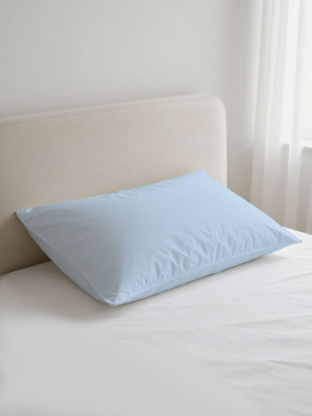 MAXNAP Sleep Support Blue Fibre Filled Polyester Sleep Pillow