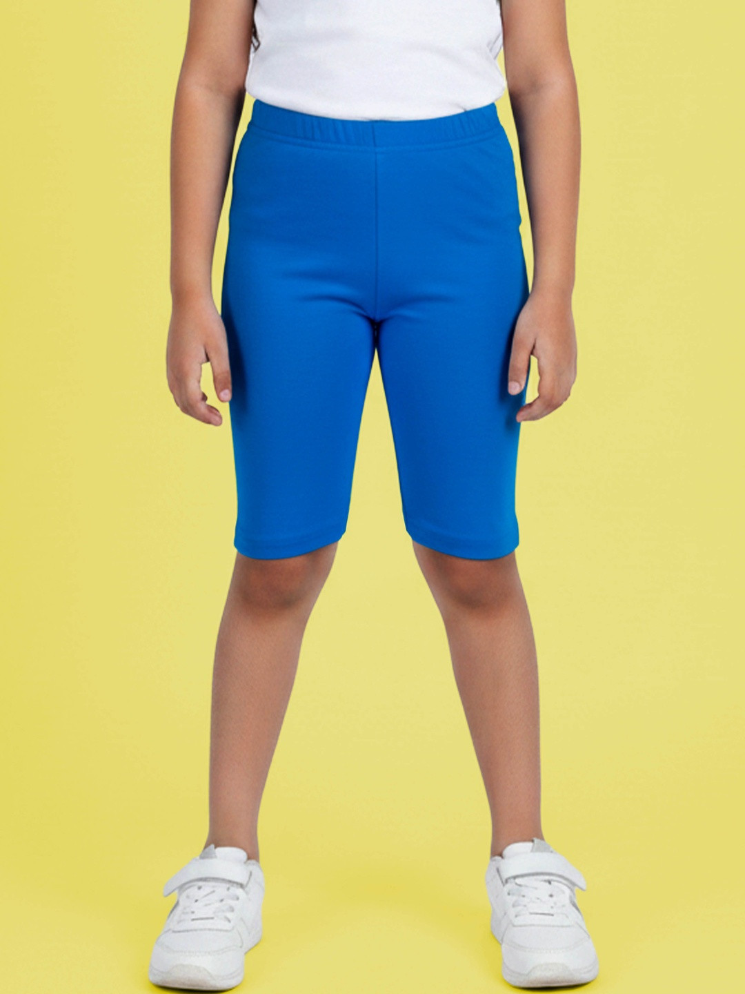 KiddoPanti Girls Skinny Fit Cycling Shorts