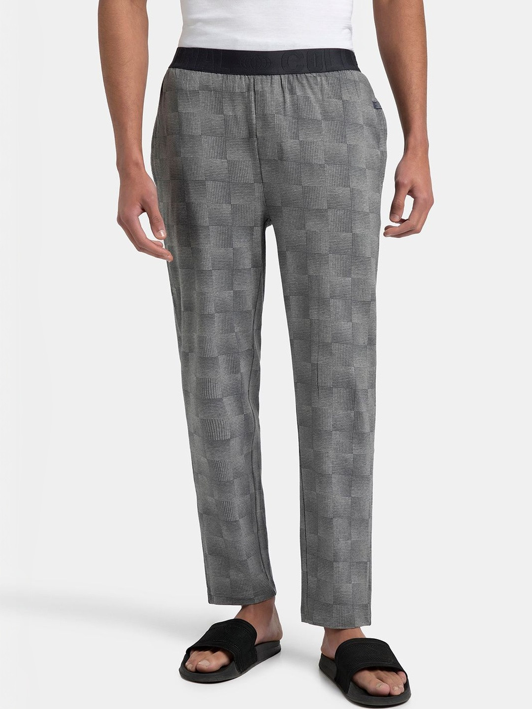 Jockey Tencel Micro Modal Cotton Elastane Stretch Pyjama with Side Pockets-IM03
