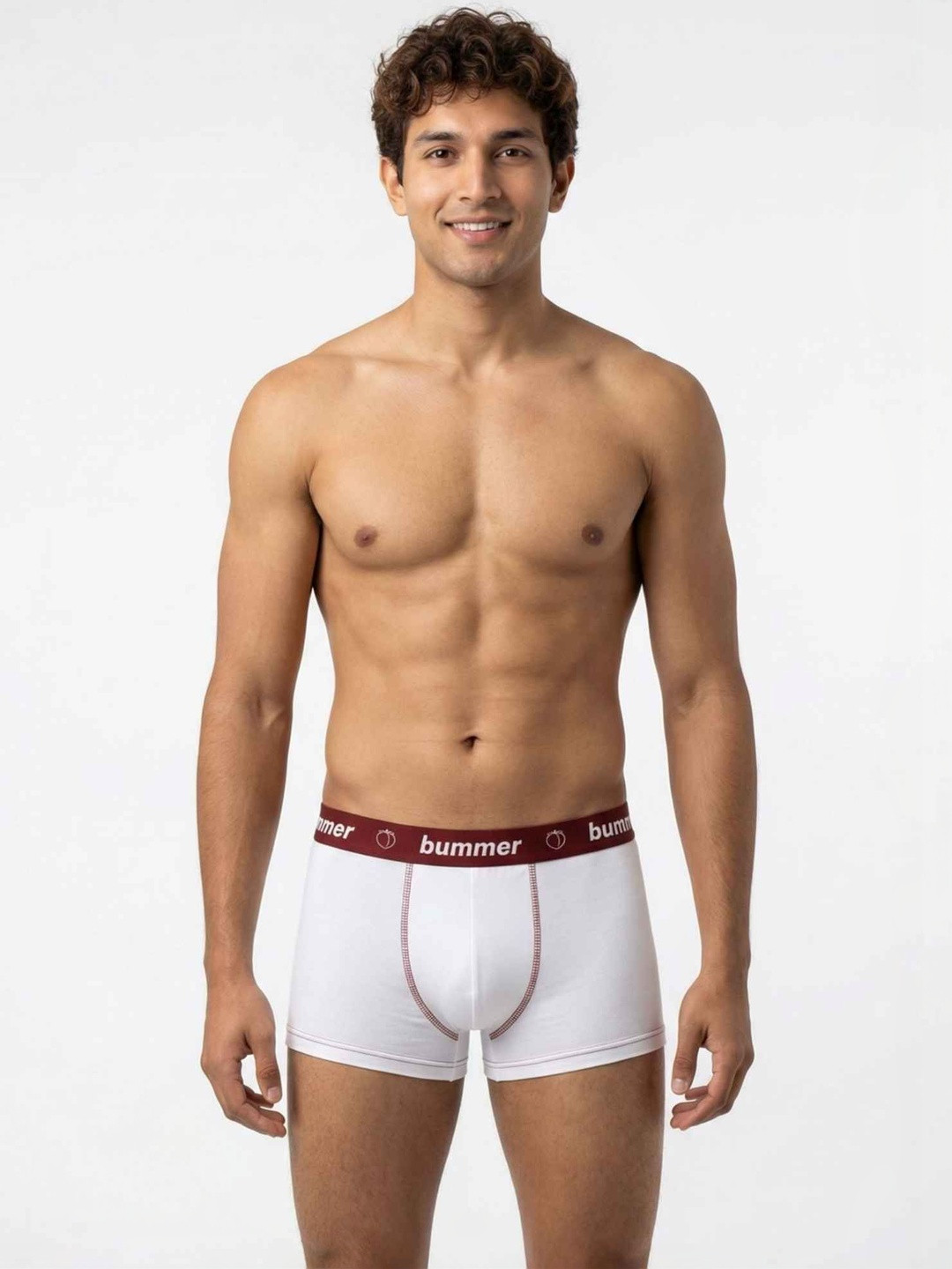 bummer Cotton Blend Solid Trunks