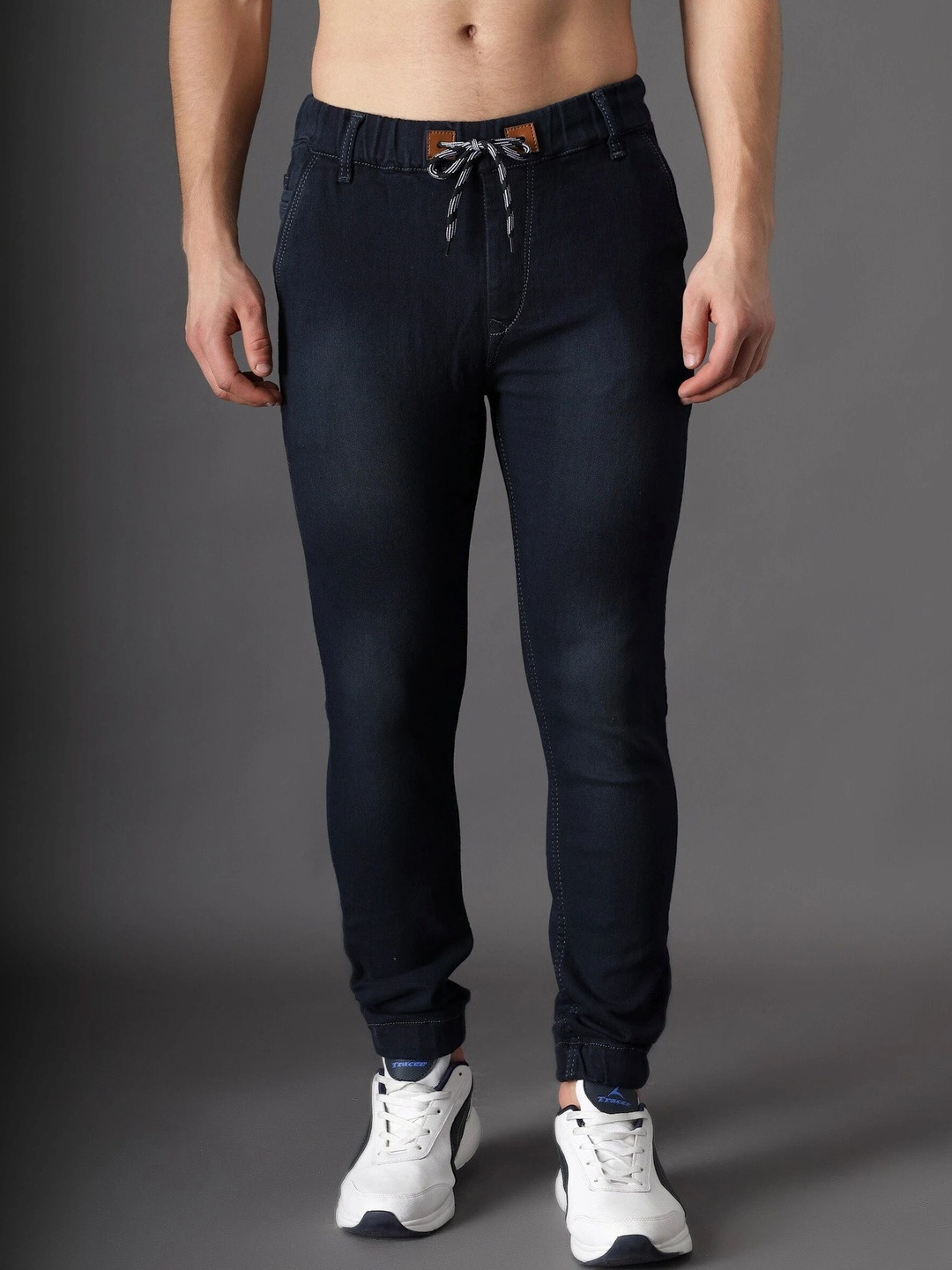 ZAYSH Men Jogger Mid-Rise Light Fade Jeans