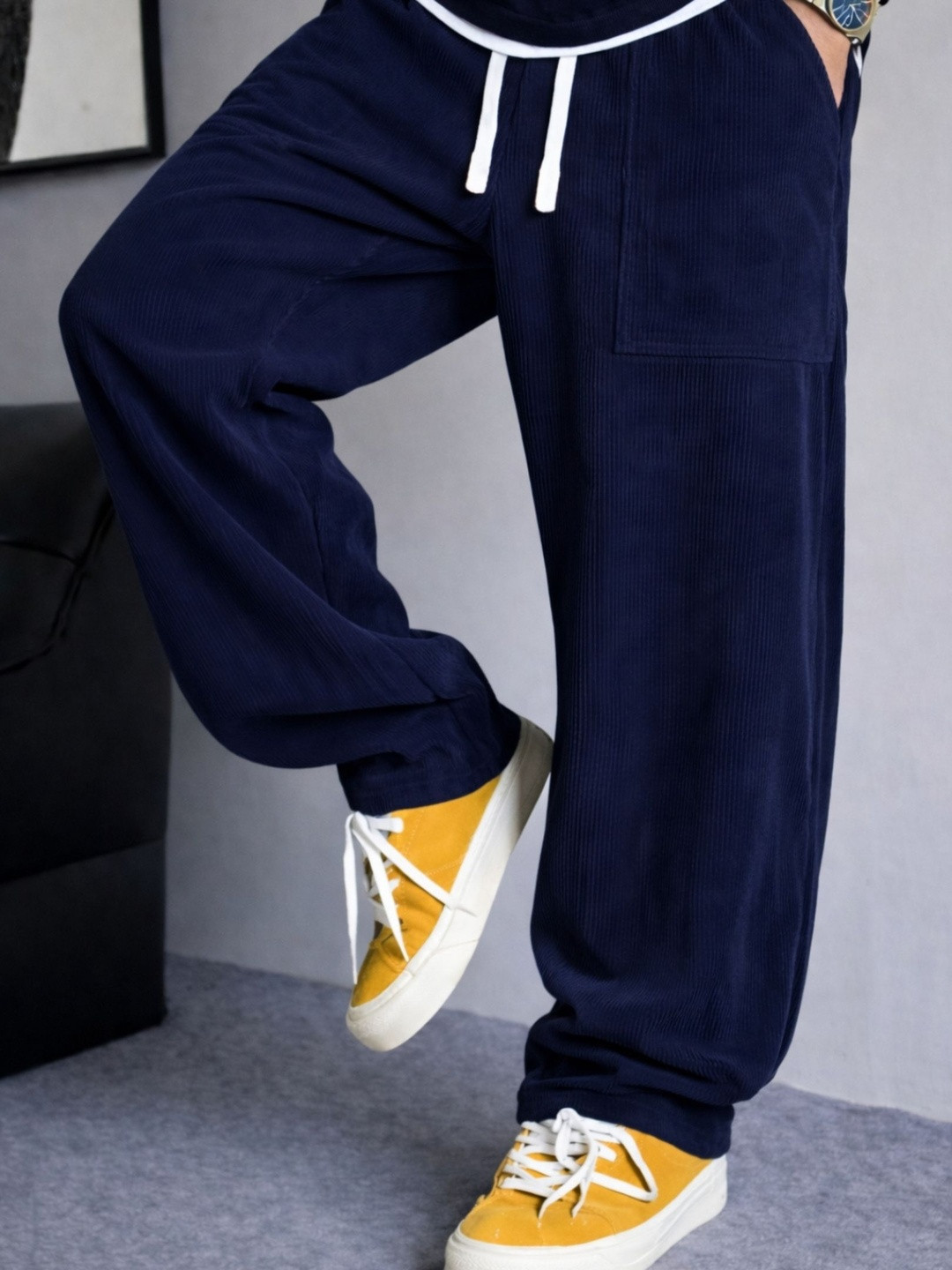 Povaxpo Men Baggy Track Pants
