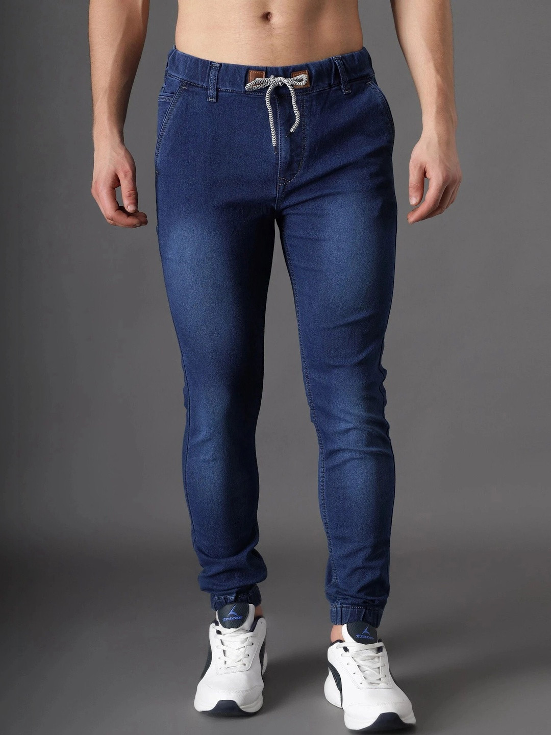 ZAYSH Men Jogger Mid-Rise Light Fade Jeans