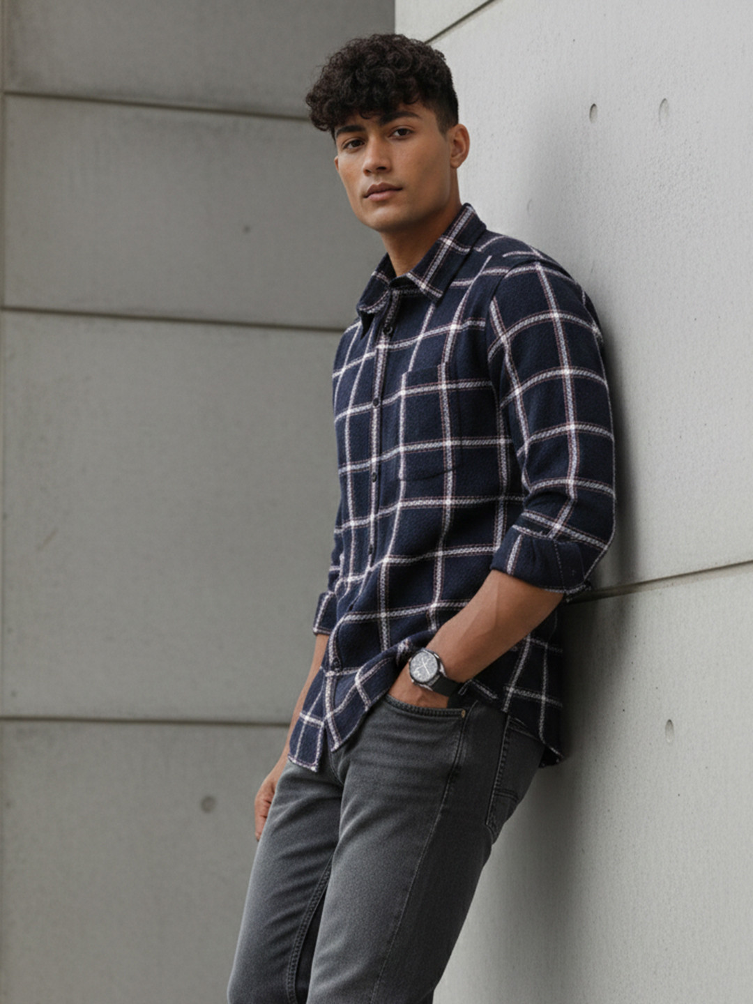 The Roadster Life Co. Checked Casual Shirt