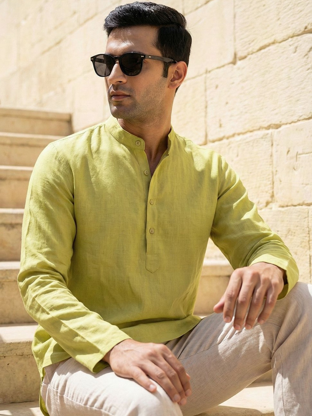 CHHAAP Men Summer Sheers Kurta