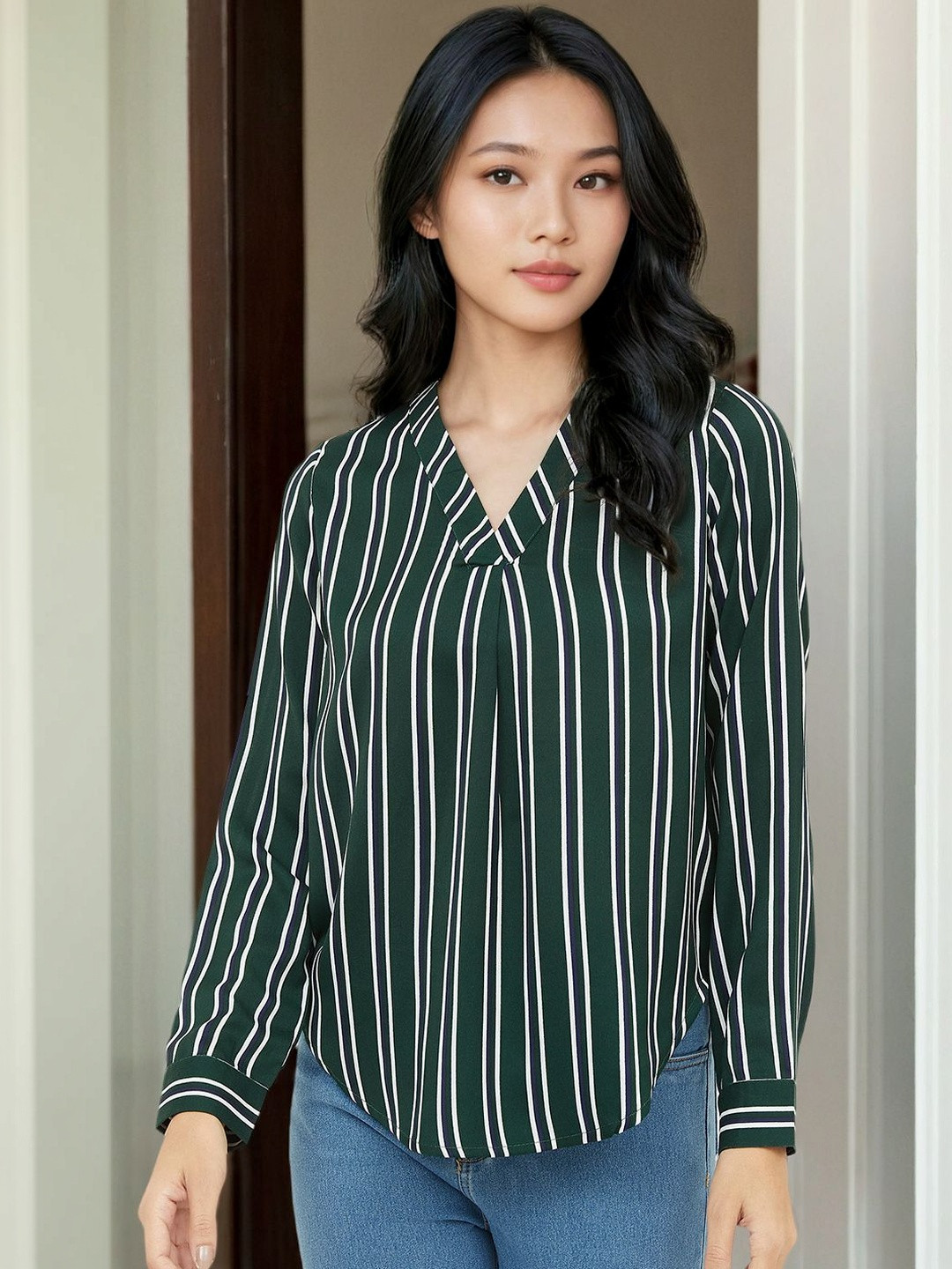 Stylecast X Slyck Striped Top