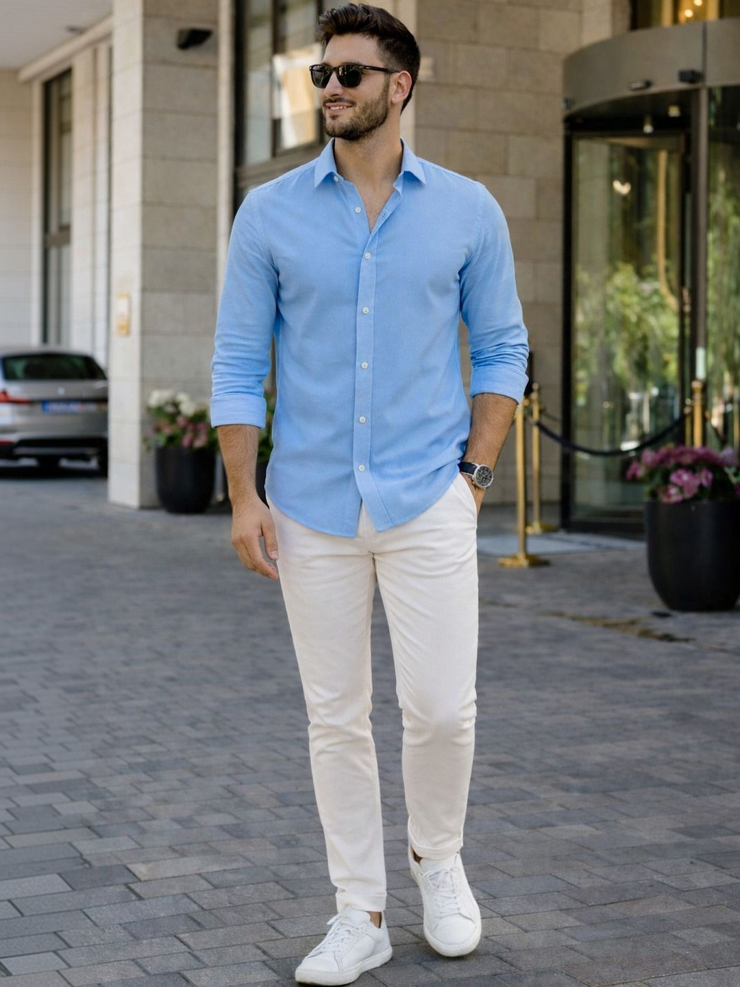 HERE&NOW Men Comfort Casual Shirt