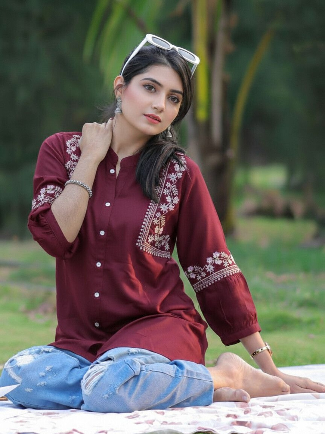 MANTRA DESIGNER Women Floral Printed Kurta