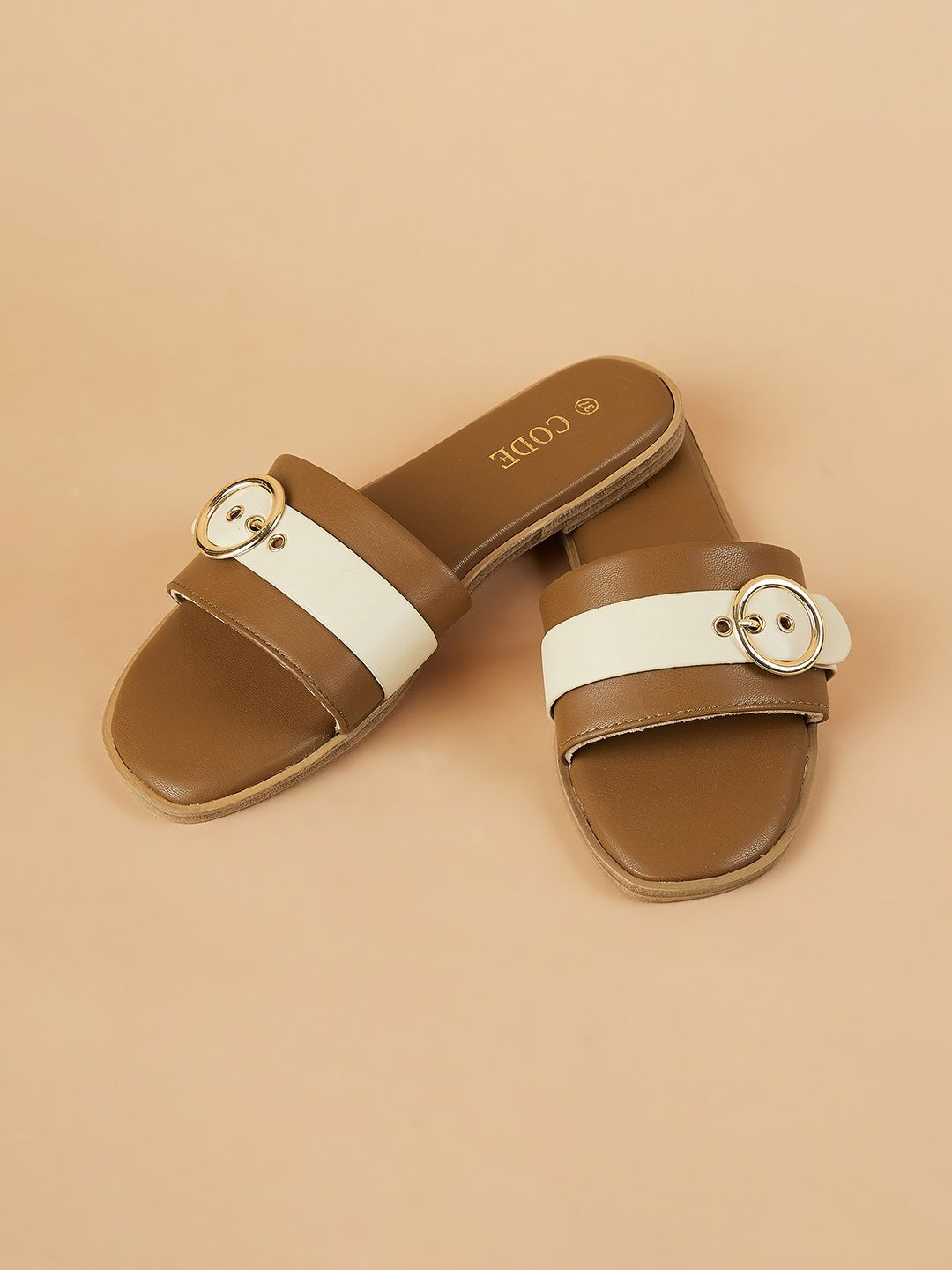 CODE by Lifestyle Women PU Comfort Sandals