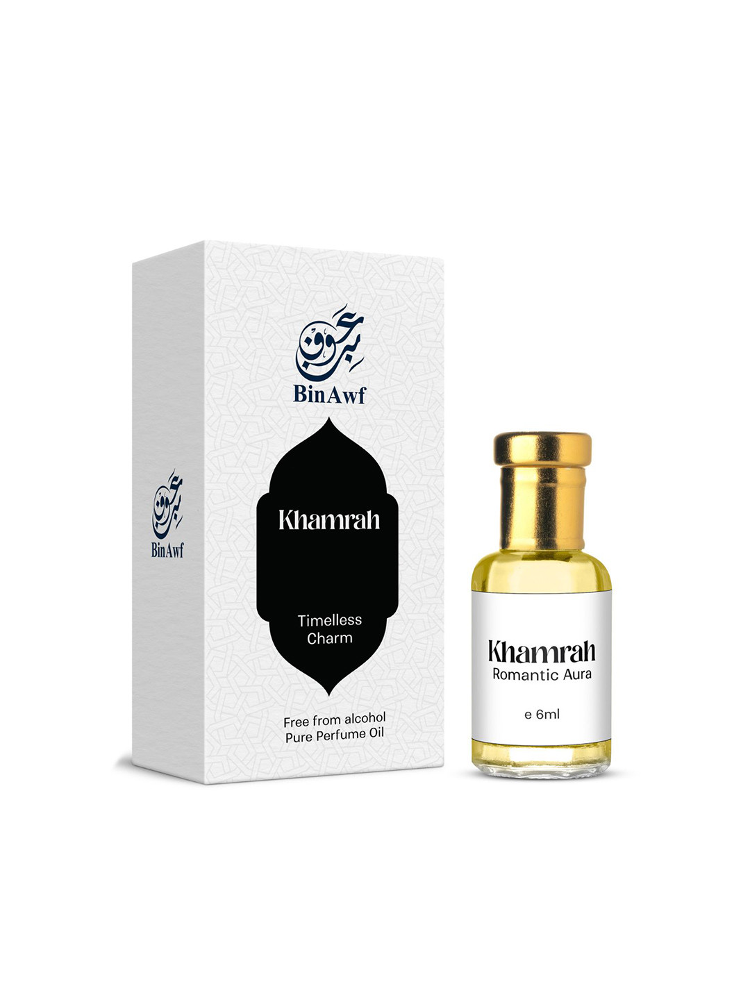 BinAwf Khamra Timeless Charm Long Lasting Non Alcohol Attar- 6 ml