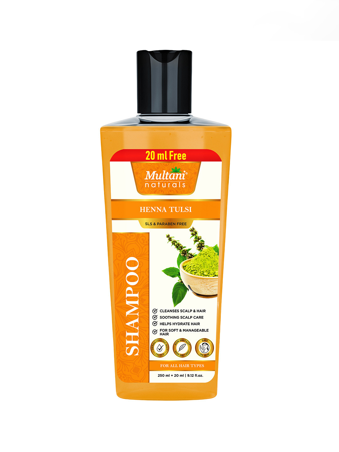 Multani Natural Heena Tulsi Shampoo- 270 ml