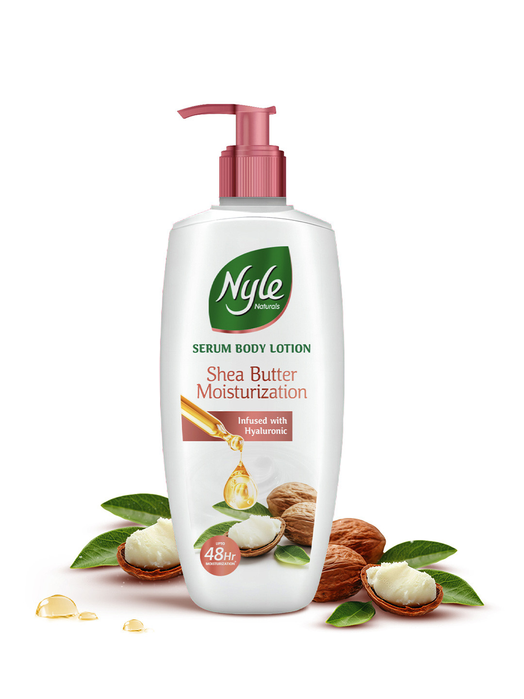 Nyle Shea Butter Moisturization Serum Body Lotion With Hyaluronic - 400 ml