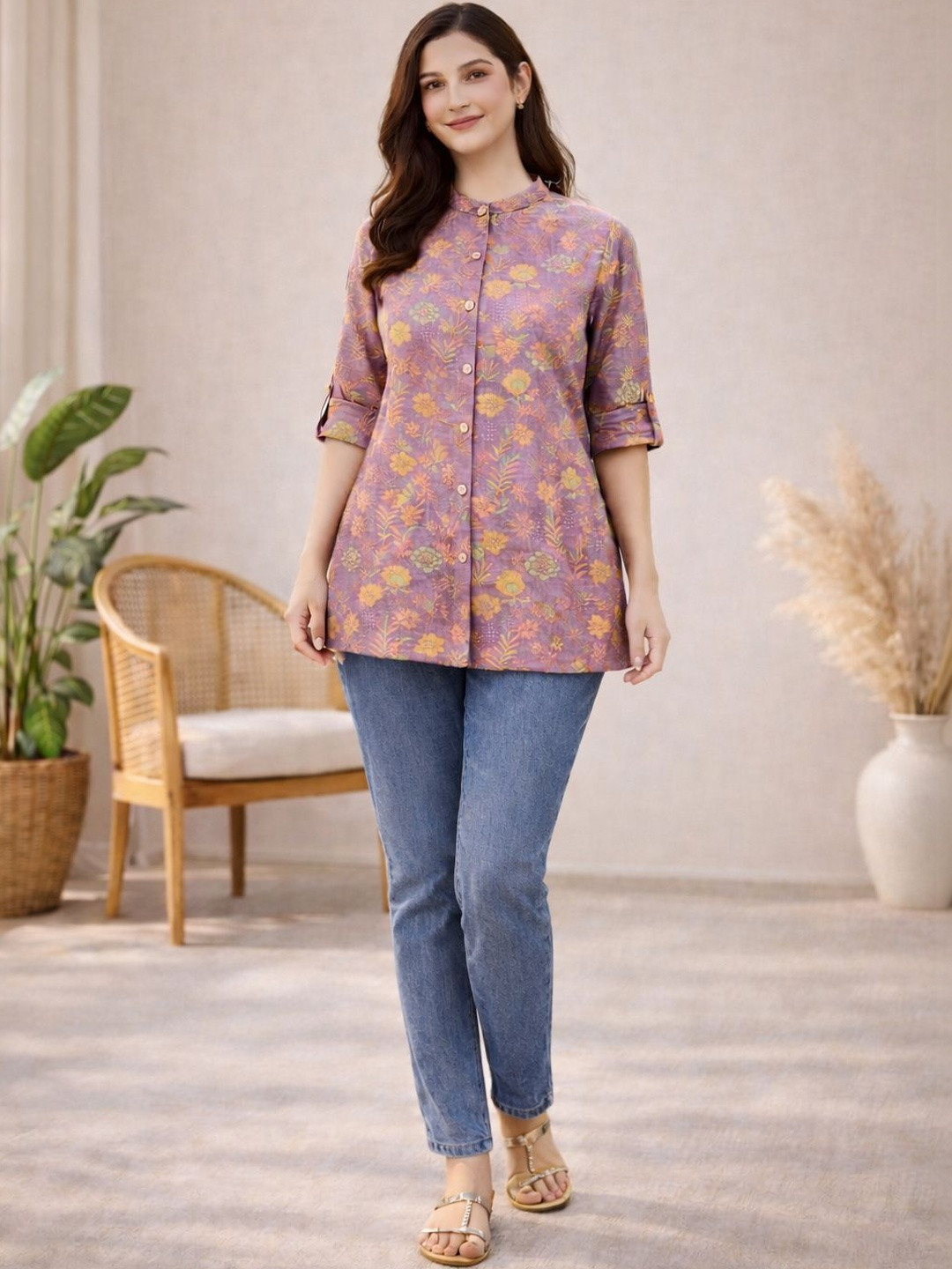 JAIMINI Women Floral Printed Kurta