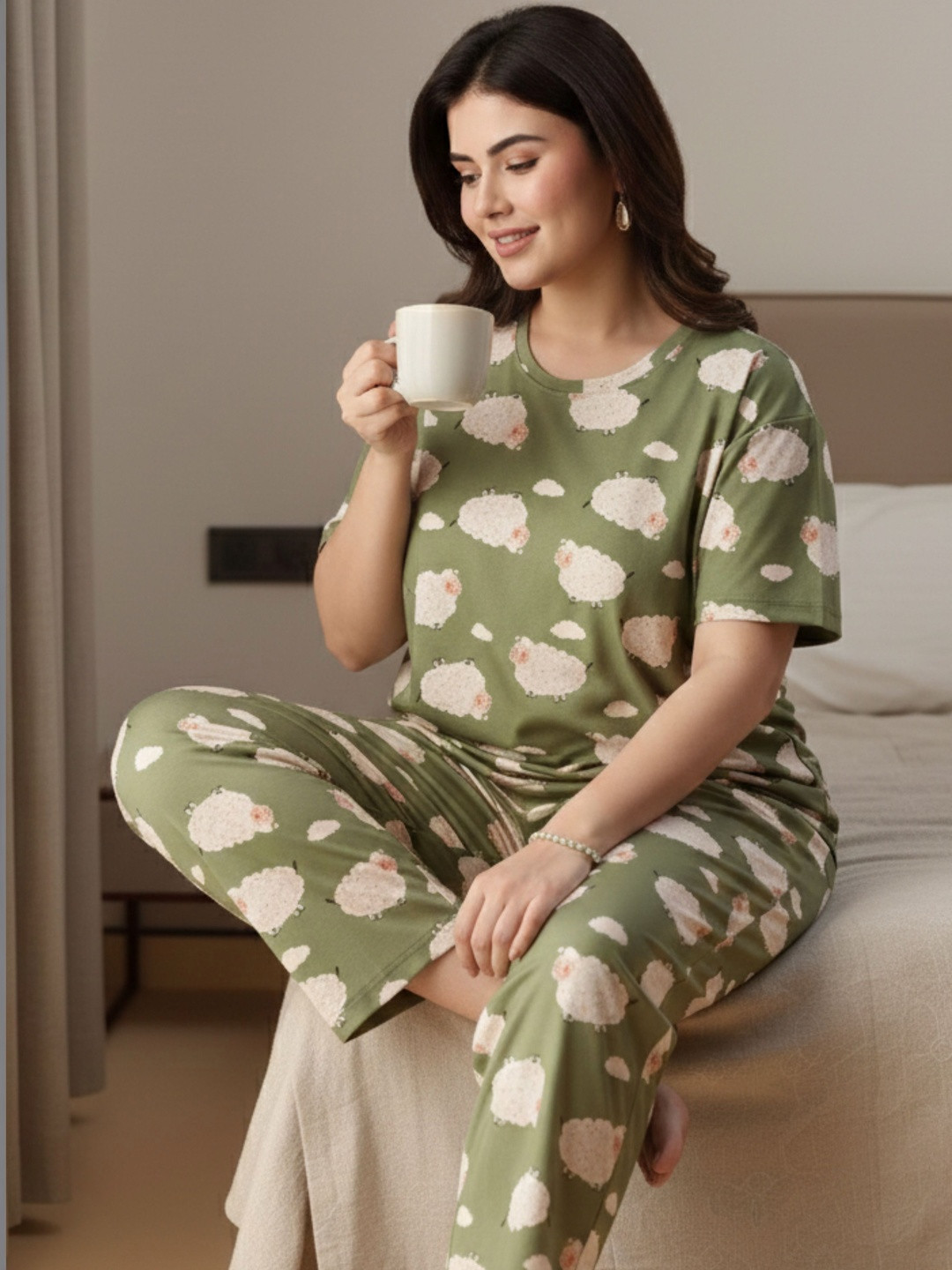 Highgarden Women Printed Night suit