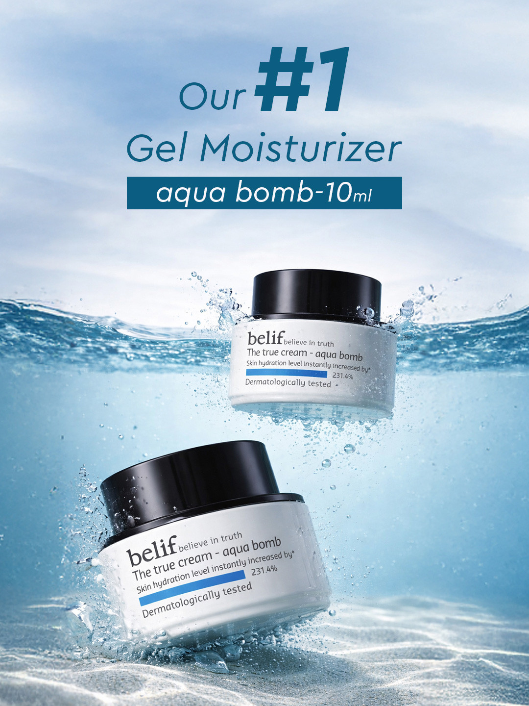belif The True Cream Aqua Bomb With Niacinamide For Anti-Ageing- 10 ml