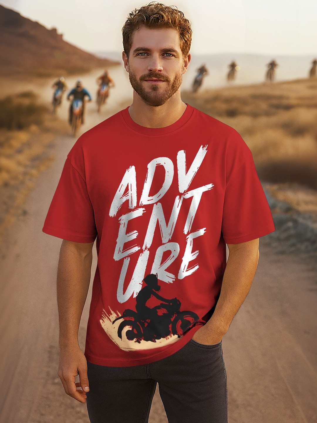 BEING WANTED Men Typography Printed T-shirt