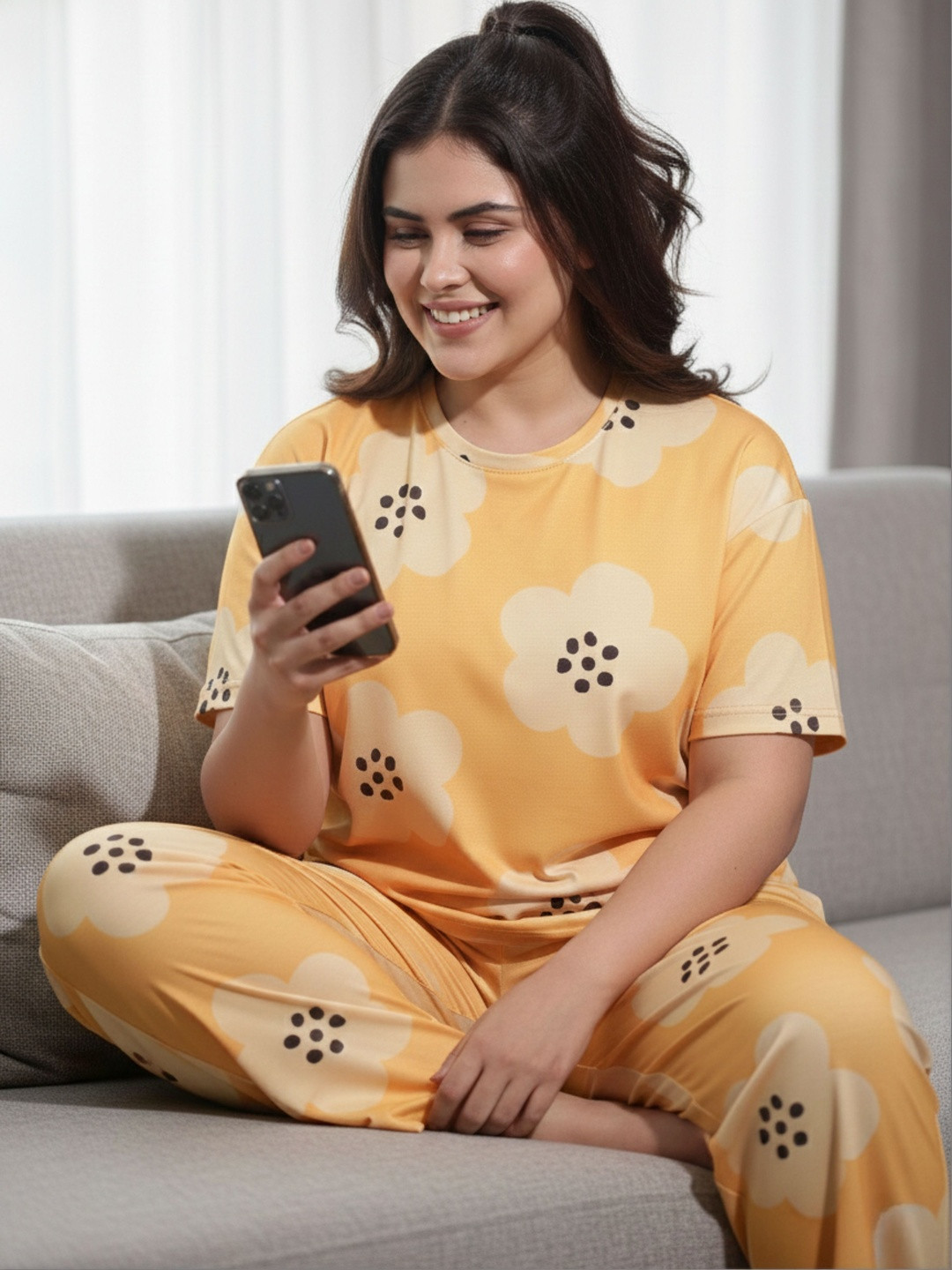Highgarden Women Printed Night suit