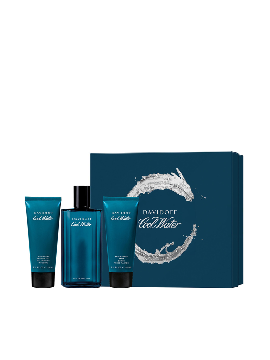 Buy DAVIDOFF Cool Water For Him Gift Set Eau De Toilette + Shower Gel + After Shave Balm - - Personal Care for Men